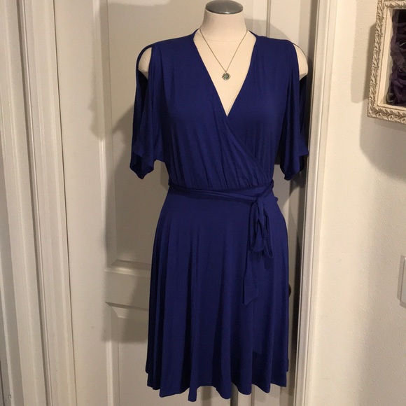 West Kei Dresses & Skirts - NWT / Cold Shoulder Wrap Dress